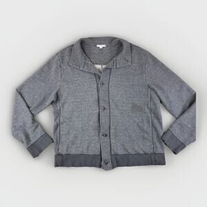 James Perse Standard Button Front‎ Cardigan Sweater Men’s Size 4 XL Grey USA